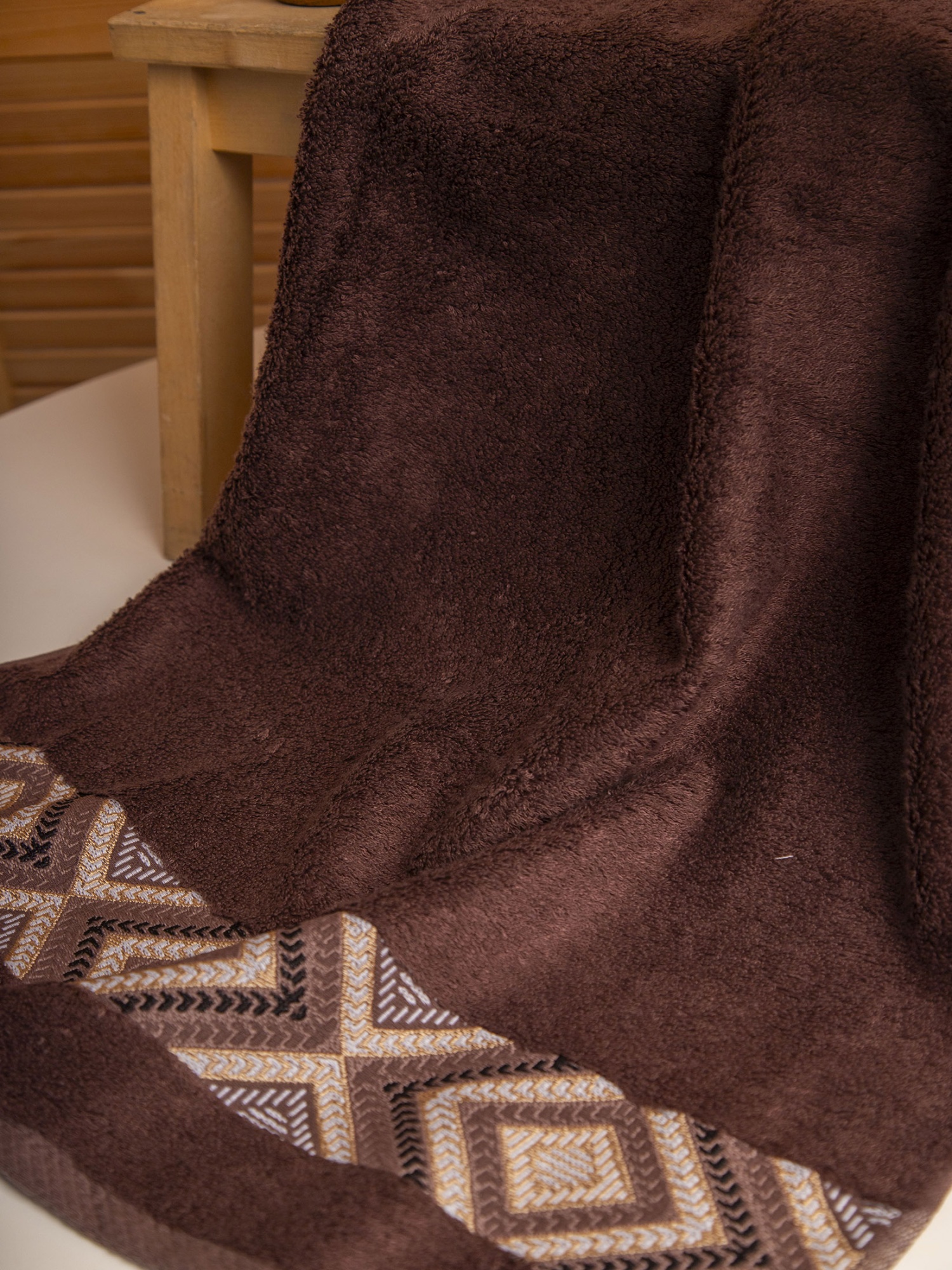 Набор полотенец ДИАМОНД коричневый