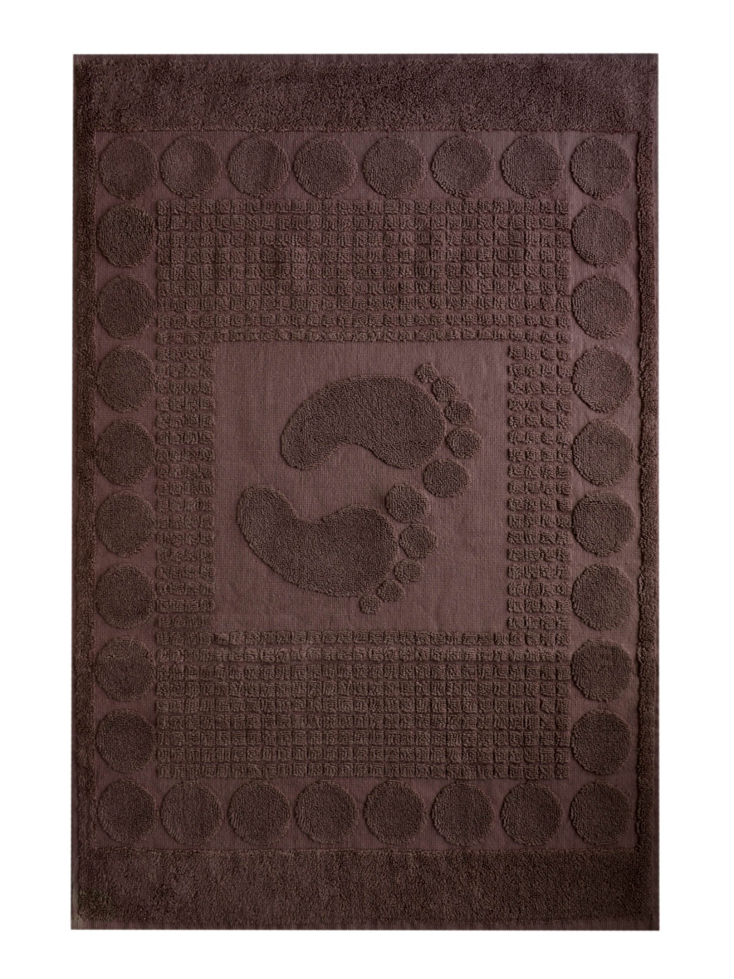 Полотенце НОЖКИ-1 для ног темно-коричневое